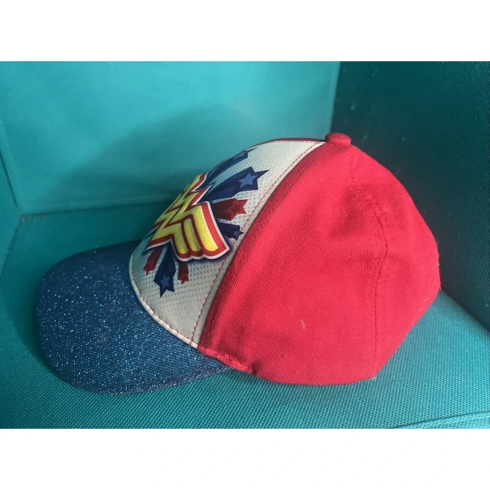 Wonder Woman DC Comics Strapback Adjustable Hat Cap Adult Men Women Red Blue‎
